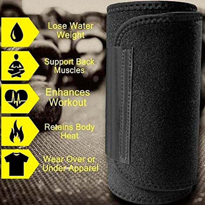 FitBelt 1+1 GRATIS: Bränn Fett Svettas Mer Träna Passa In Midjebälte