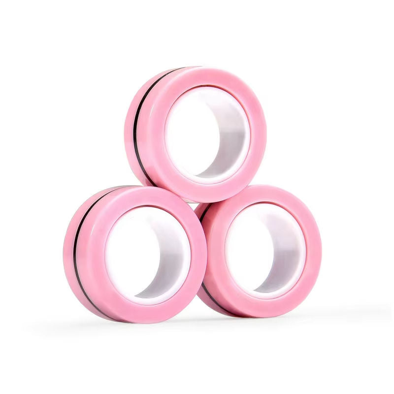 Kletshuts™ FidgetRing 1+1 GRATIS: Stressavlastande Fidget Magnetisk Snurrring Leksak