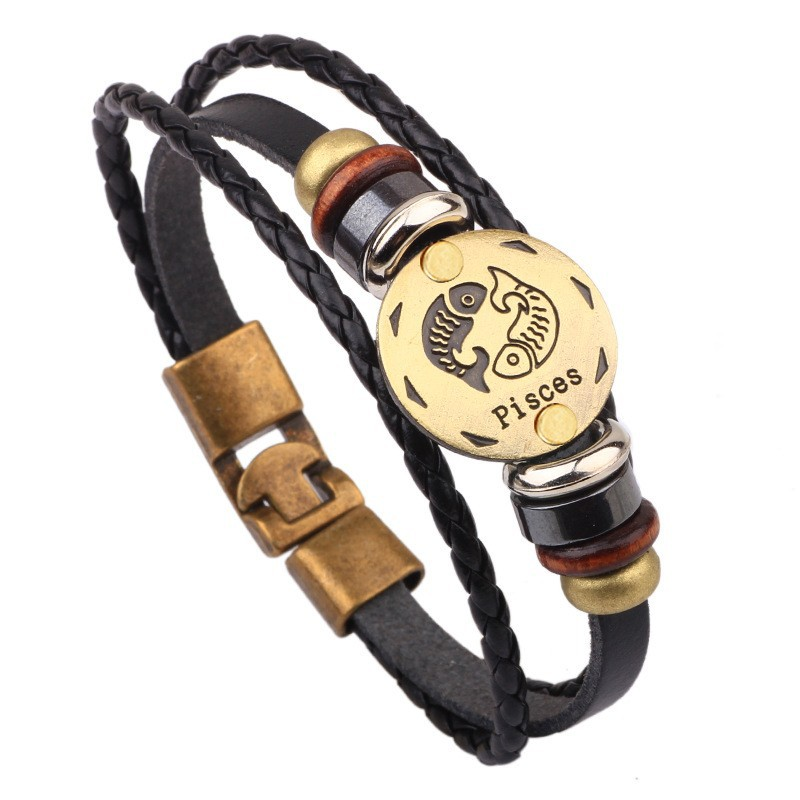 Jewelance™ ZodiacBracelet 1+1 GRATIS: Justerbart Vintage Charm Stjärntecken Armband