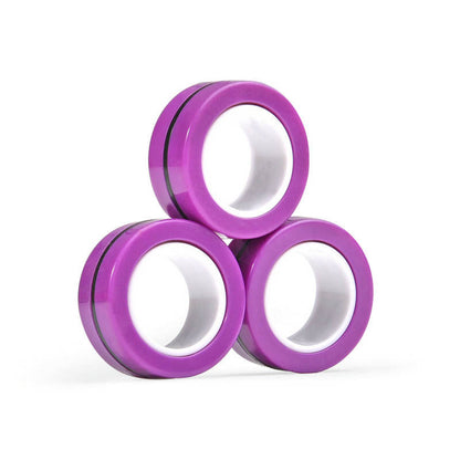 Kletshuts™ FidgetRing 1+1 GRATIS: Stressavlastande Fidget Magnetisk Snurrring Leksak