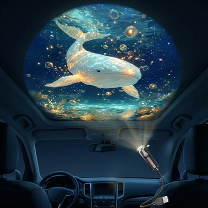 Ledsen™ ProjectorLamp 1+1 GRATIS: Marin Liv Djur Kompakt Projektor Mini Nattlampa