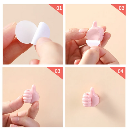 GlideHold® StickyGrips 1+1 GRATIS: Mångsidig Kabelhantering Vägg Organiserare Sticky Grips