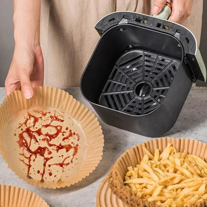 Globetrek° AirFryerLiner: Air Fryer Engångs Pappers Foder