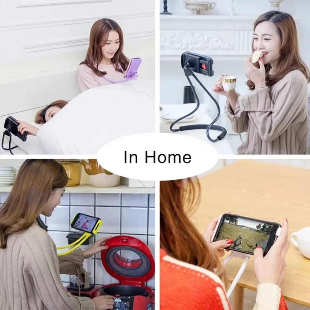 Holder360° WearableHolder 1+1 GRATIS – Justerbar Händer-Fri Komfort Hals Telefon Bärbar Hållare