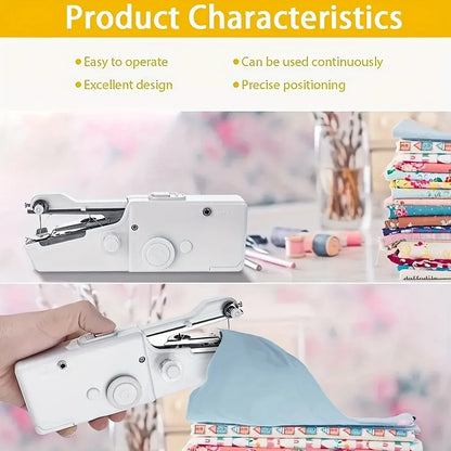 Globetrek° SewingMachine: Handhållen Kompakt Bärbar Mini Symaskin