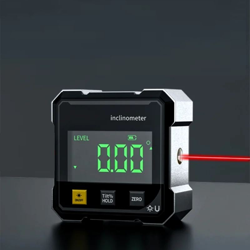 Globetrek° DigitalInclinometer: Digitalt Magnetiskt Sidor Laserlutningsmätare