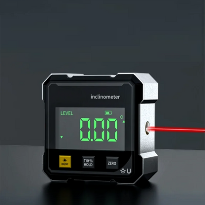 Globetrek° DigitalInclinometer: Digitalt Magnetiskt Sidor Laserlutningsmätare