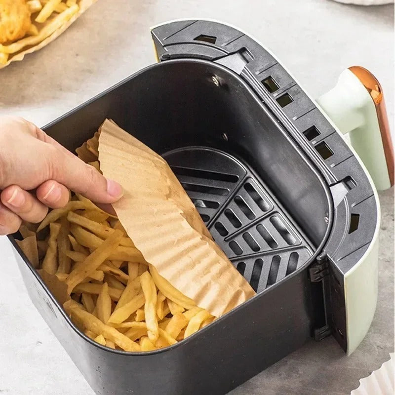 Globetrek° AirFryerLiner: Air Fryer Engångs Pappers Foder