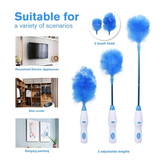 Cleaner Pro° DustBrush: Multipurpose Uppladdningsbart Dammborste Samlare Rengöringsverktyg
