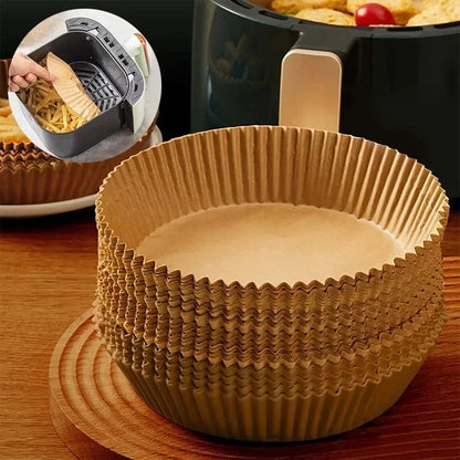 Globetrek° AirFryerLiner: Air Fryer Engångs Pappers Foder