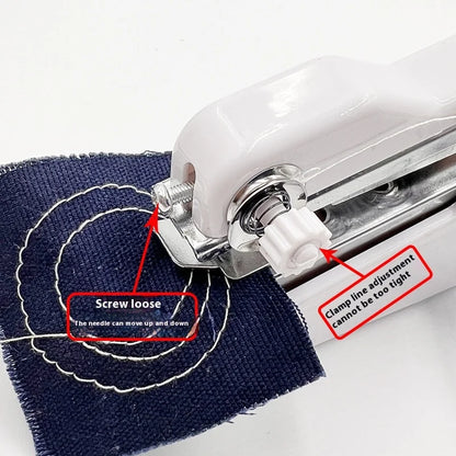Globetrek° SewingMachine: Handhållen Kompakt Bärbar Mini Symaskin