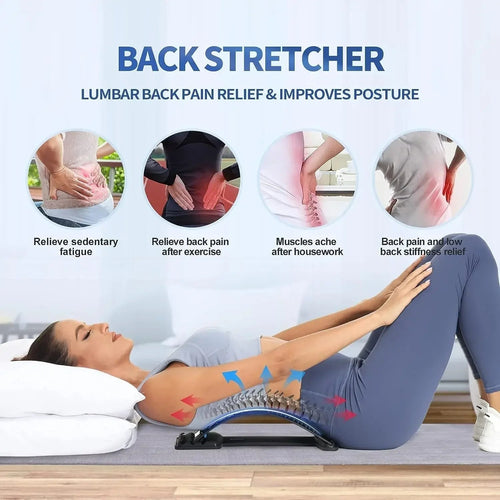 LumbarStretcher 1+1 GRATIS: Daglig Ryggkomfort Och Stöd Lumbar Stretcher