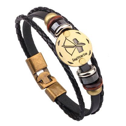 Jewelance™ ZodiacBracelet 1+1 GRATIS: Justerbart Vintage Charm Stjärntecken Armband