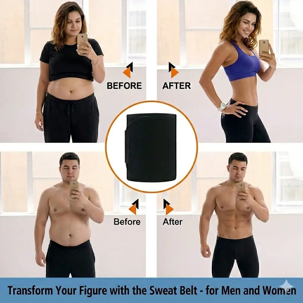 FitBelt 1+1 GRATIS: Bränn Fett Svettas Mer Träna Passa In Midjebälte