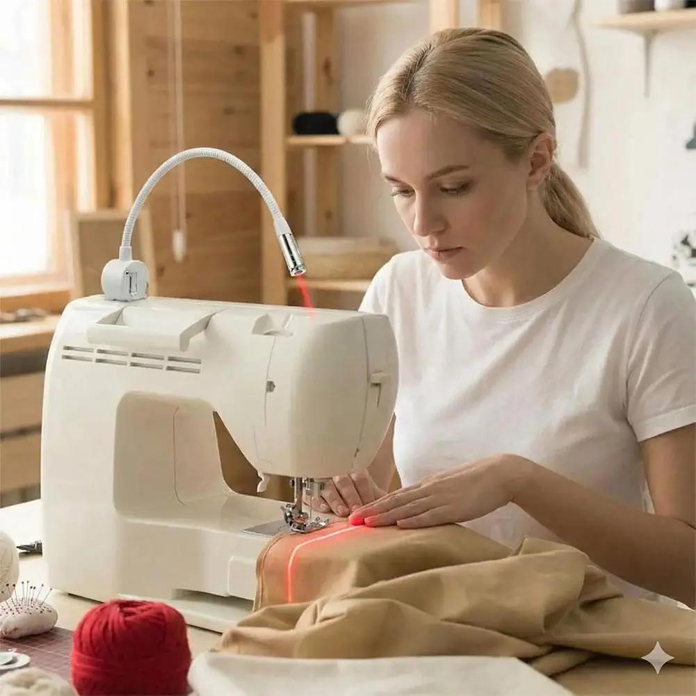 Globetrek° SewingLight: Magnetisk Flexibel Svanhals LED Symaskinslampa