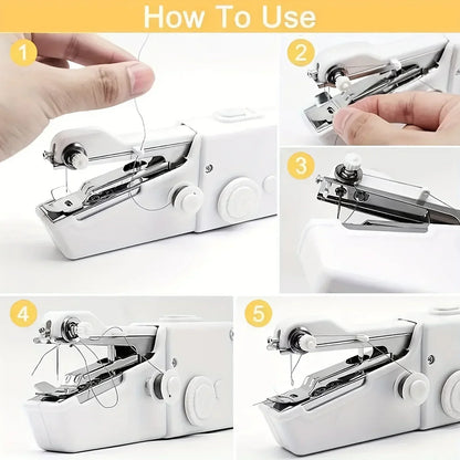 Globetrek° SewingMachine: Handhållen Kompakt Bärbar Mini Symaskin