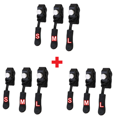 ZipperPull 1+2 Set GRATIS - Enkel Fix Multi-Använd Zipper Ersättning Avtagbar Draghandtag