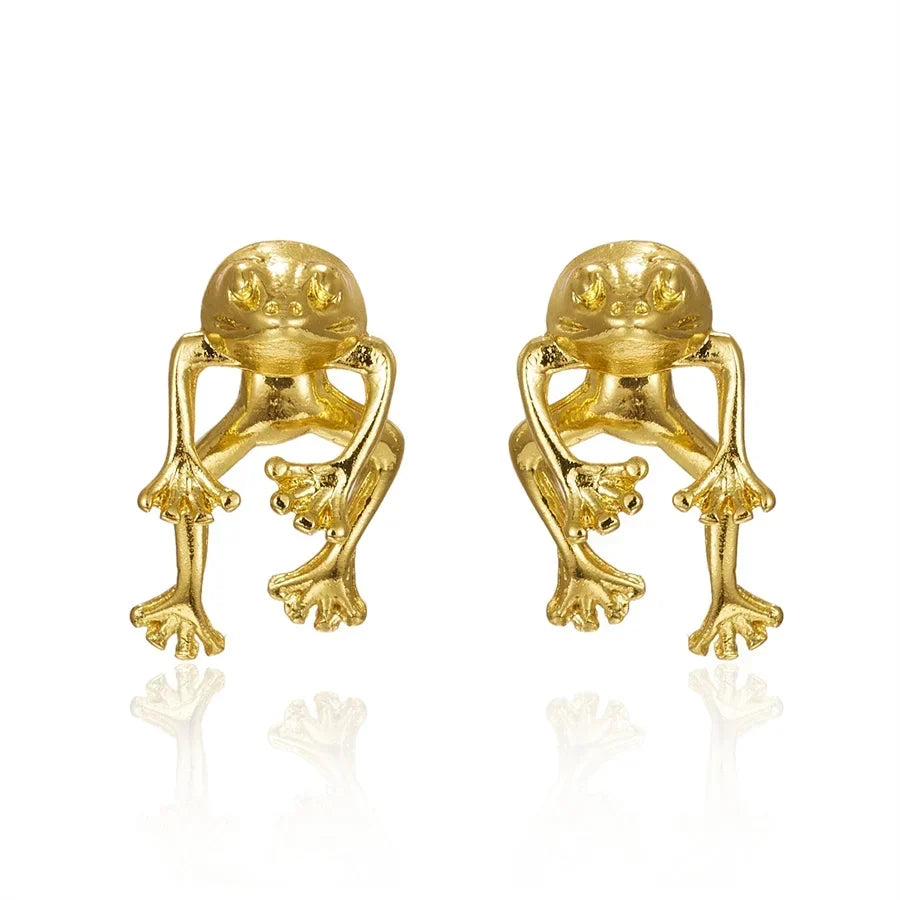 Jewelance™ FrogEarrings 1+1 GRATIS: Söta Temperament Grodörhängen