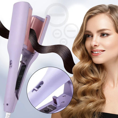 Rose® CurlingIron - Elektrisk Locktång Djupa Vågor Hårböjare