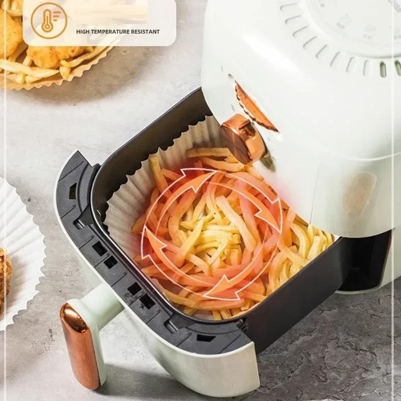 Globetrek° AirFryerLiner: Air Fryer Engångs Pappers Foder