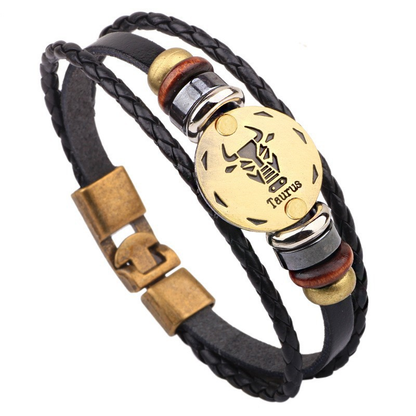 Jewelance™ ZodiacBracelet 1+1 GRATIS: Justerbart Vintage Charm Stjärntecken Armband