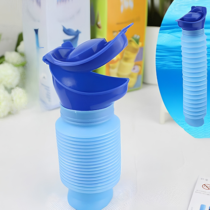 CollapsibleUrinal 1+1 GRATIS: Unisex Bärbar Nödsituation Sammanfallande Urinalverktyg