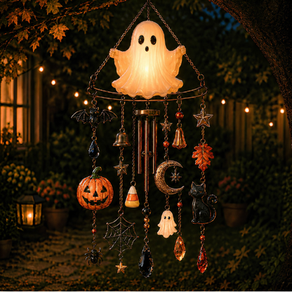 HalloweenChime - Spooky Seasonal Sun Catcher Charm Halloween Vindspel Dekor
