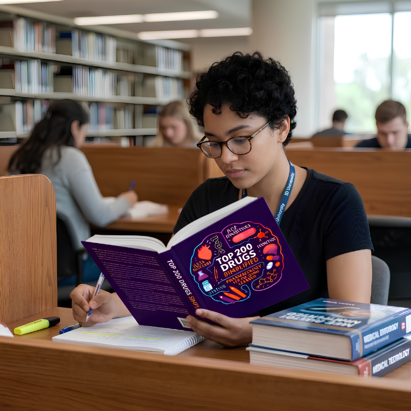 PharmaVision - Visuell Lärande Farmakologi Studieguide Bok