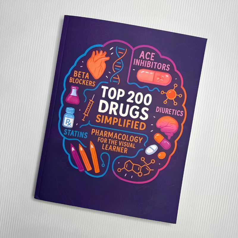 PharmaVision - Visuell Lärande Farmakologi Studieguide Bok
