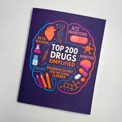 PharmaVision - Visuell Lärande Farmakologi Studieguide Bok