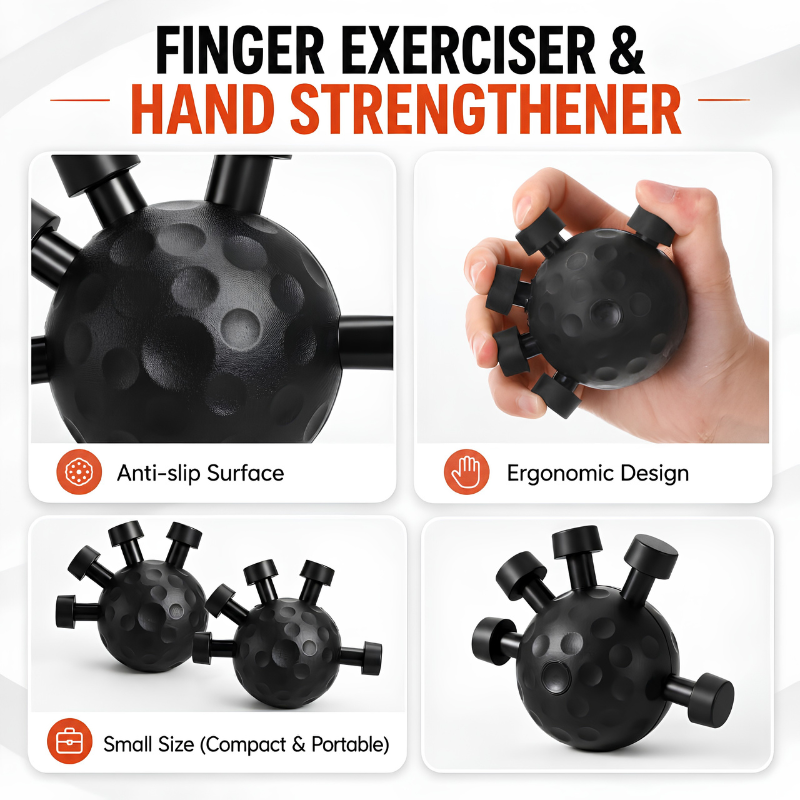 GripFlex 1+1 GRATIS: Oavhängig Finger Grip Flexibilitet Och Styrketräningsverktyg