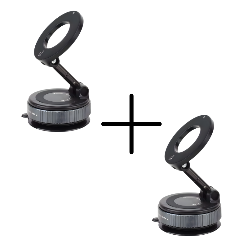 Holder360° MagneticMount 1+1 GRATIS: Roterbart Vikbart Justerbart Universellt Telefon Magnetiskt Fäste