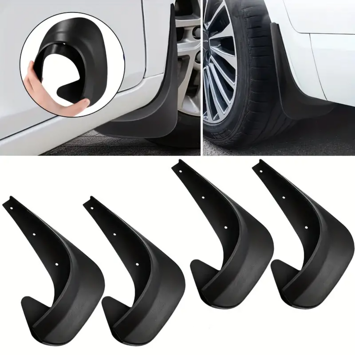 MudGuards: Kraftiga Flexibla Universella Bil-Stänkskydd