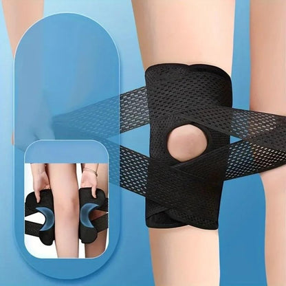 KneeGuard 1+1 GRATIS - Justerbart Knäskydd med Kompression Och Skyddssleeve
