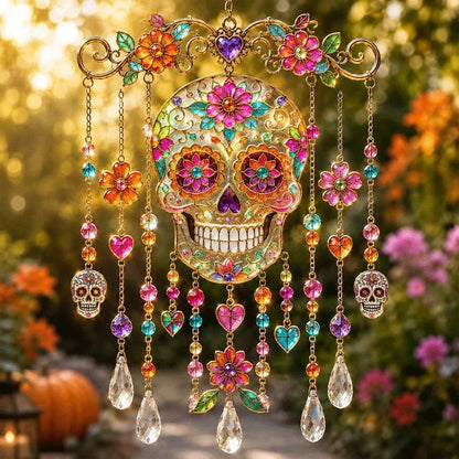 HalloweenChime - Spooky Seasonal Sun Catcher Charm Halloween Vindspel Dekor