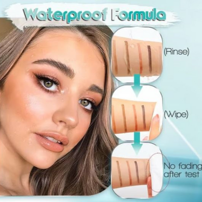 EyebrowPen 1+1 GRATIS: 3D Vattentät Microblading Ögonbryns Pen