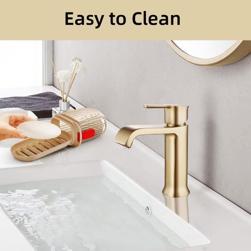 GlideHold® SoapHolder 1+1 GRATIS: Premium Bärbar Resetvålhållare med Dräneringsbricka