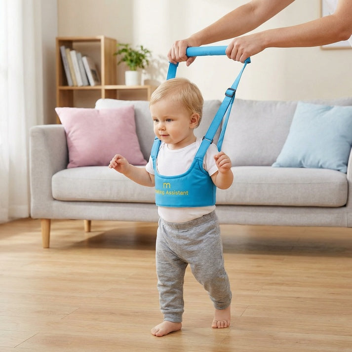Kletshuts™ BabyWalker 1+1 GRATIS: Säker, Mjuk, Bekväm och Justerbar Gåstol för Barn