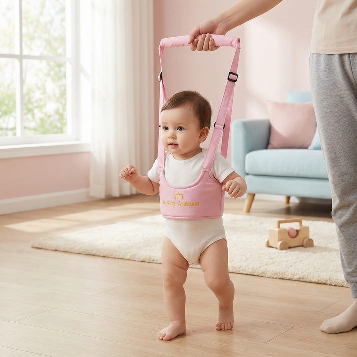 Kletshuts™ BabyWalker 1+1 GRATIS: Säker, Mjuk, Bekväm och Justerbar Gåstol för Barn