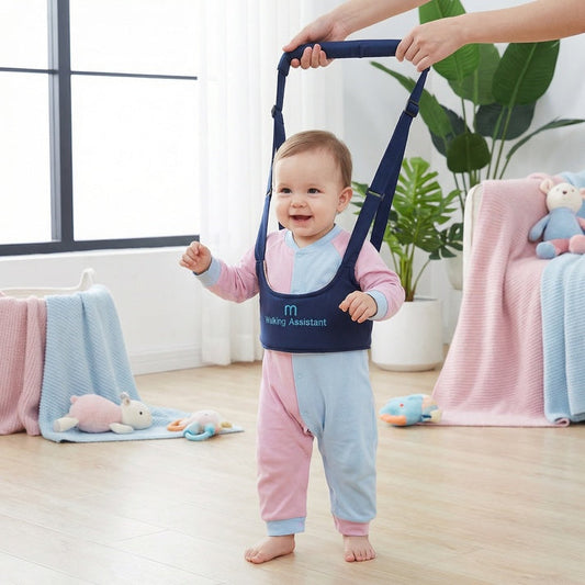 Kletshuts™ BabyWalker 1+1 GRATIS: Säker, Mjuk, Bekväm och Justerbar Gåstol för Barn