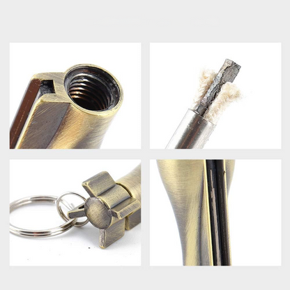 LighterKeychain 1+1 GRATIS: Premium Kvalitet Tändare Nyckelring Eld Startare
