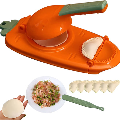 Globetrek° DumplingPress: Dubbel Huvud Automatisk Dumplingformare
