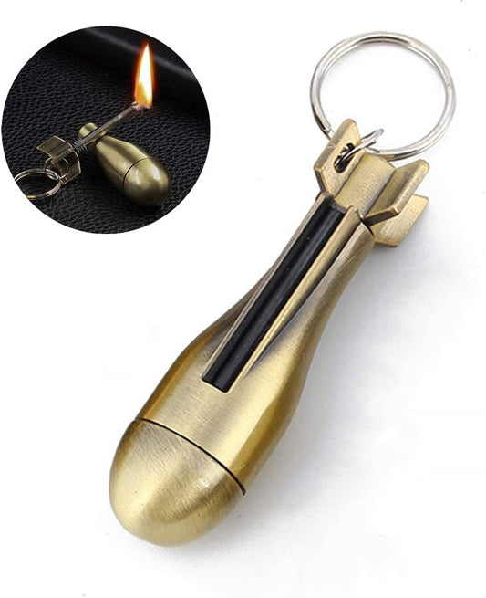 LighterKeychain 1+1 GRATIS: Premium Kvalitet Tändare Nyckelring Eld Startare