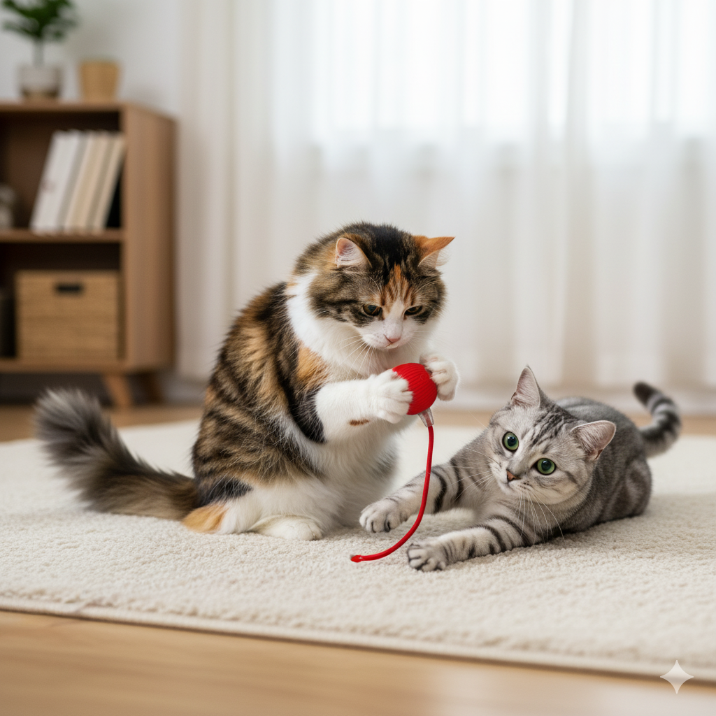 Catfri® CatBall: Automatisk Interaktiv Kul Katt Jagar Boll