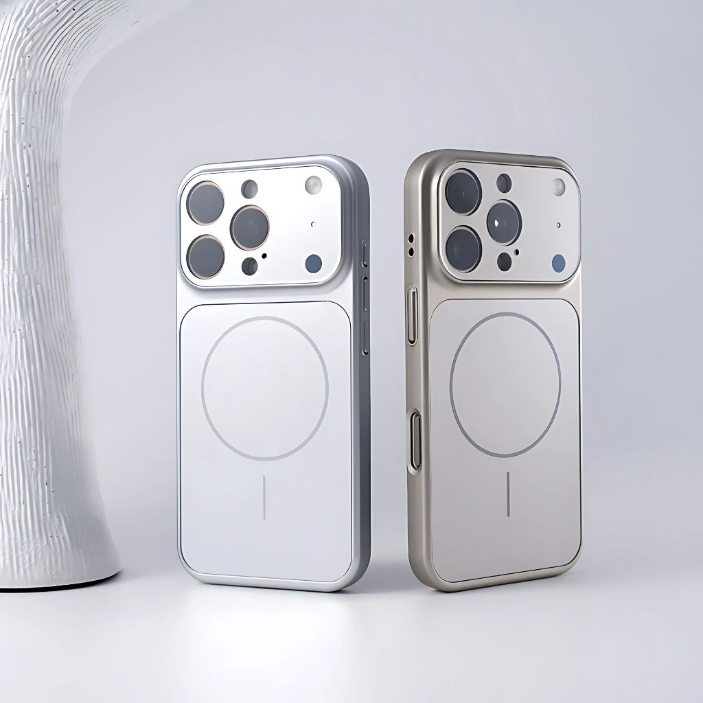 MagsafeCase: iPhone Magsafe Glaslins Skyddande Telefonfodral