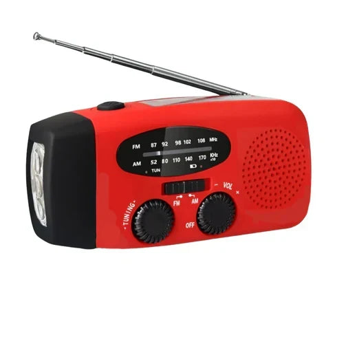 MultiRadio - Multifunktion Sol Bärbar Nödradio