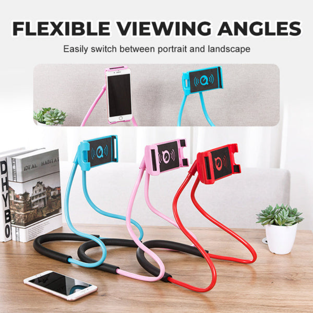 Holder360° WearableHolder 1+1 GRATIS – Justerbar Händer-Fri Komfort Hals Telefon Bärbar Hållare