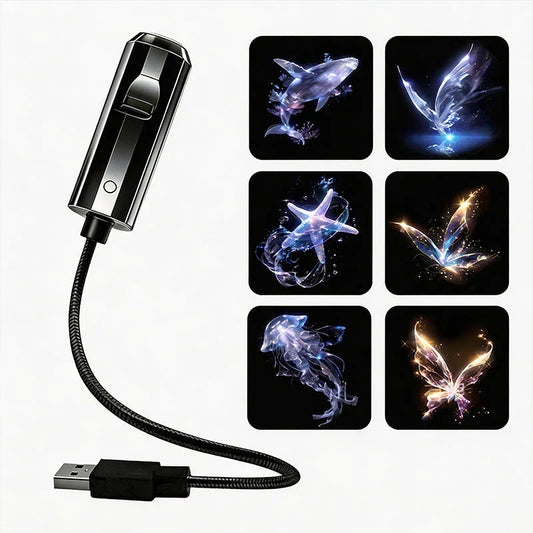Ledsen™ ProjectorLamp 1+1 GRATIS: Marin Liv Djur Kompakt Projektor Mini Nattlampa