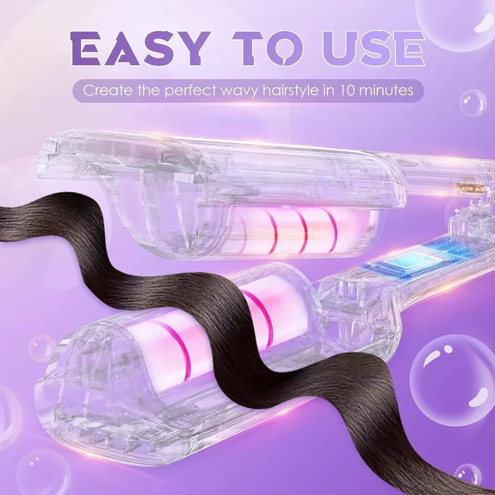 Rose® CurlingIron - Elektrisk Locktång Djupa Vågor Hårböjare